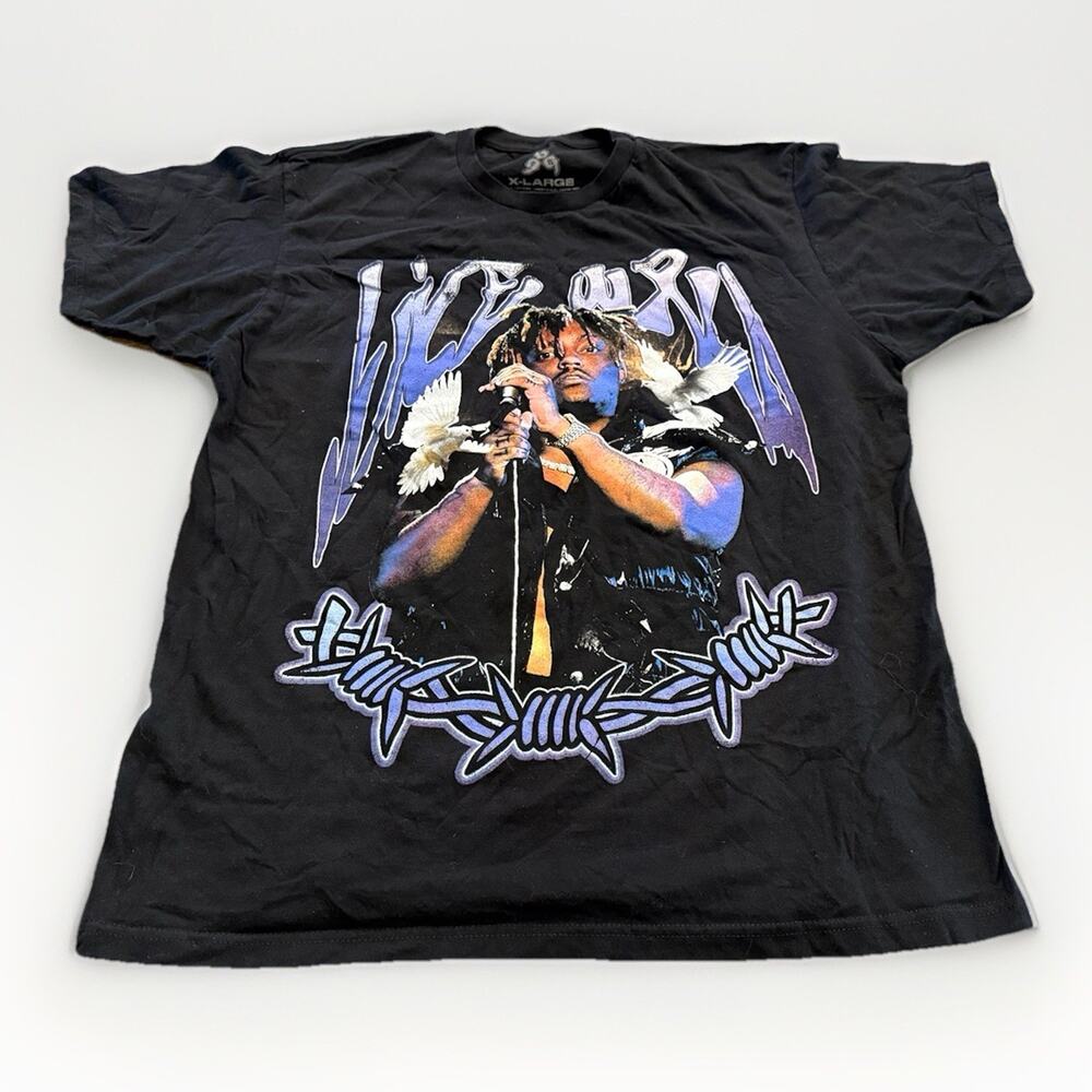 Juice World JuiceWrld 999 Club Mens Black Graphic Print T Shirt Size XL